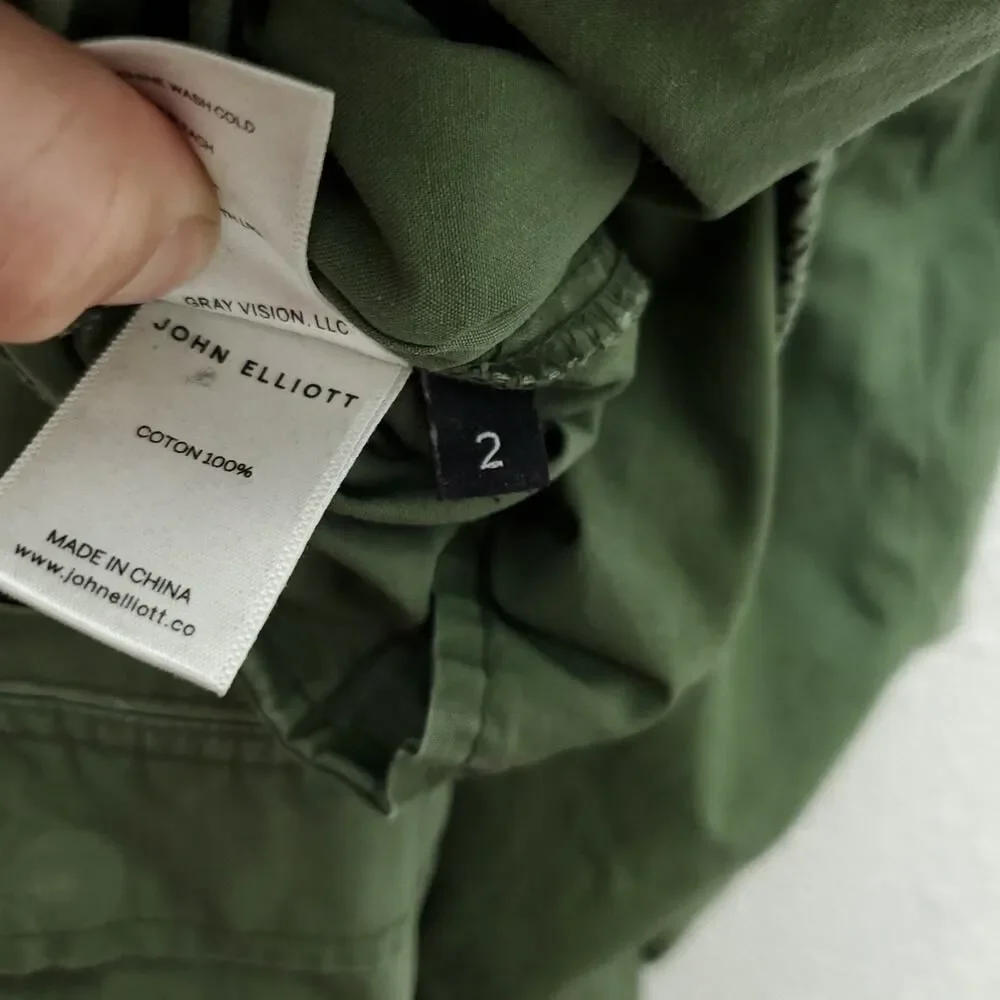 JOHN ELLIOTT Season Seven Military Treen Cargo Slim Pants - Picture 15 of 15